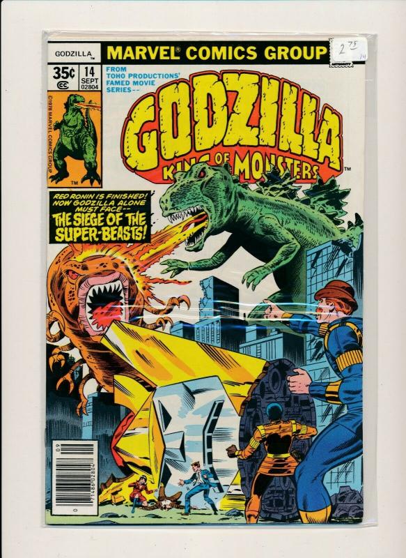 Marvel Comics Lot of 11-GODZILLA KING OF MONSTERS #6-16 F/VF (PF486) 