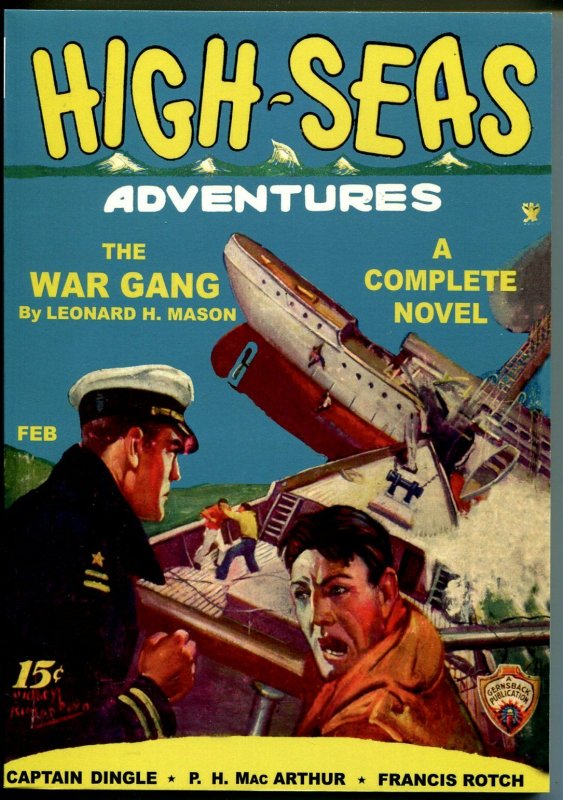 High-Seas Adventures 2/1935-High Adventure-pulp reprint-The War Gang-NM
