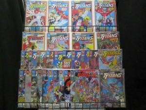 TEAM TITANS (1992) 1A-1E,2-24,ANN 1-2  COMPLETE!