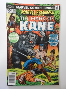Marvel Premiere #34 VG Condition moisture stain