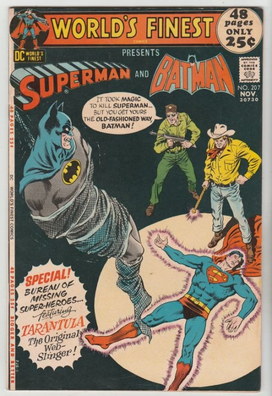 World's Finest #207 (Nov-71) NM- High-Grade Superman, Batman, Robin