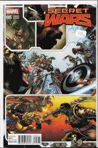 Secret Wars #5 Bianchi Cover (2015) God Emperor Doctor Doom