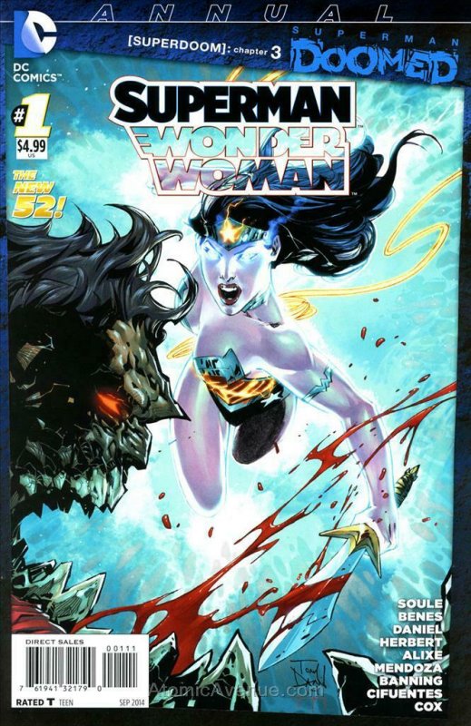 Superman/Wonder Woman Annual #1 VF; DC | save on shipping - details inside