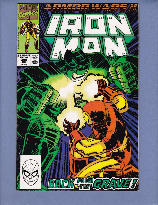 Iron Man #259 NM- Armor Wars II Marvel 1990