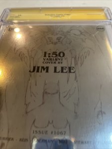 Detective Comics Batman (2023) # 1067 (CGC 9.8 SS)  Signed Alex Sinclair 1:50