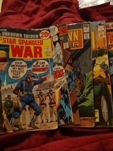 Star Spangled War Stories Featuring The Unknown Soldier 6 Issue DC Comics Bronze
