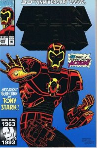 Iron Man #290 ORIGINAL Vintage 1992 Marvel Comics 1st Telepresence Armor