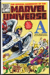 The Official Handbook of the Marvel Universe #1 (1983) Angel