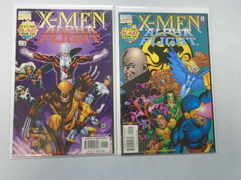 X-Men Alpha Flight Blast From The Past Set #1-2 8.0 VF (1998)