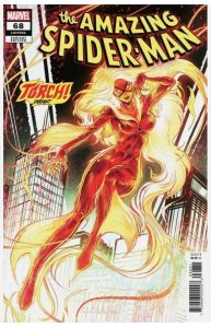 AMAZING SPIDER-MAN #68 MARVEL 2025 LUCIANO VECCHIO TORCH VARIANT NM