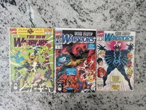 Lot Of 3 The New Warriors Marvel Comic Books # 6 8 1 Annual NM 1st Prints J941