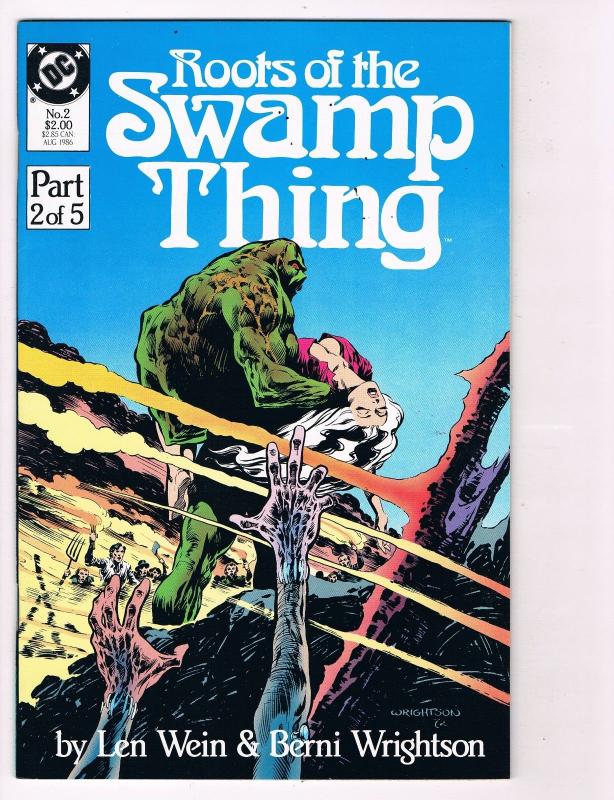 Roots of the Swamp Thing #4 FN 1986 Stock Image