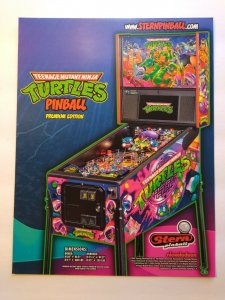 Teenage Mutant Ninja Turtles Premium Edition Pinball FLYER Art Game Sheet TNMT 