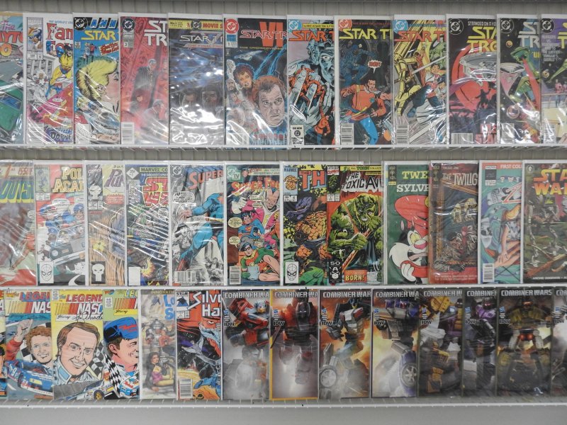 Huge Lot 120+ Comics W/ Star Trek, X-Men, Transformers, +More! Avg FN+ Cond!