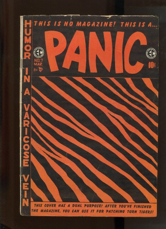 PANIC #7 (6.5) TIGER STRIPE COVER