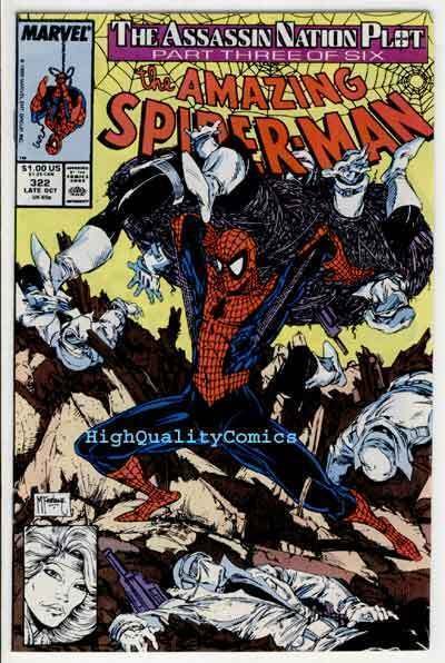 Amazing SPIDER-MAN #322, VF/NM, Silver S, Todd McFarlane,1963,more ASM in store