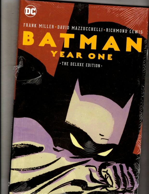 Batman Year One Deluxe Editio DC Comics HARDCOVER Graphic Novel SEALED Book J347