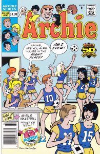 Archie #388 (Newsstand) VF ; Archie | June 1991 Koosh Kins