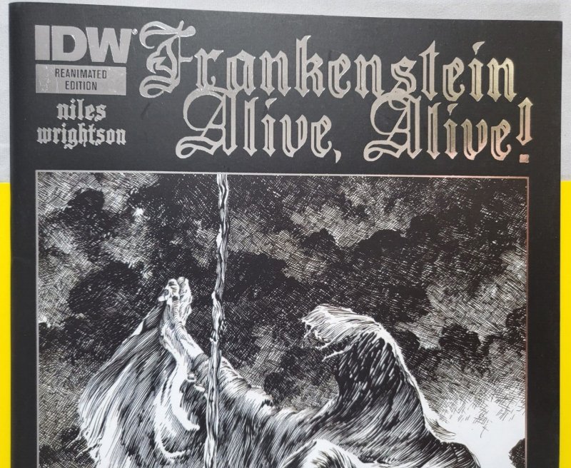 Frankenstein Alive Alive Reanimated Edition 2014 IDW Publishing B&W VFNM