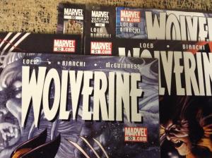 6 Wolverine Marvel Comic Books # 50 51 52 53 54 55 X-Men Deadpool X-Force W6