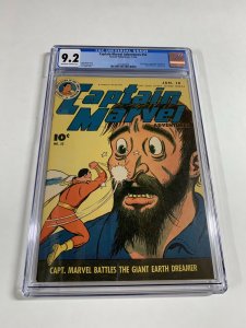 Captain Marvel Adventures 52 Cgc 9.2 Ow/w Pages Golden Age 