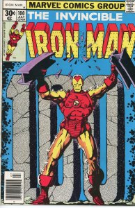 Iron Man 100  F  1977  iconic cover!