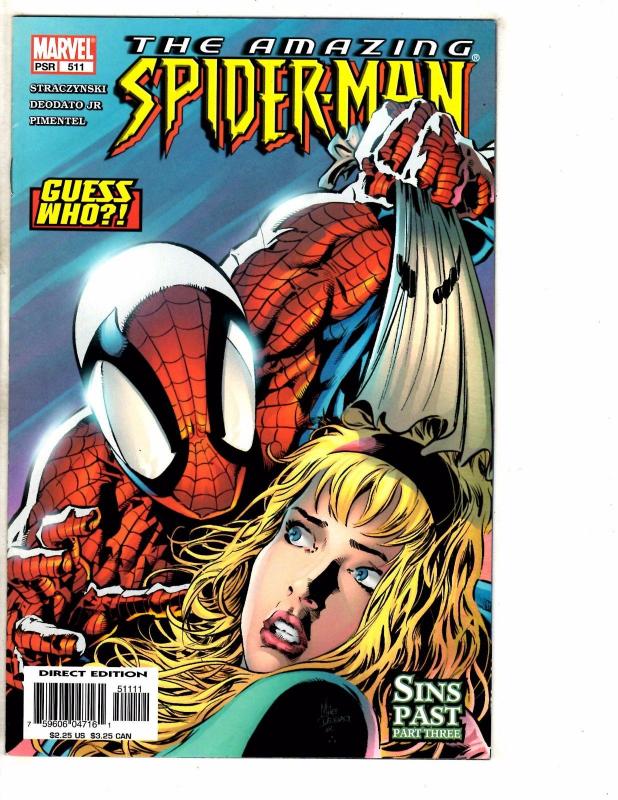 5 Amazing Spider-Man Marvel Comic Books # 511 512 513 514 515 VF-NM Range J268