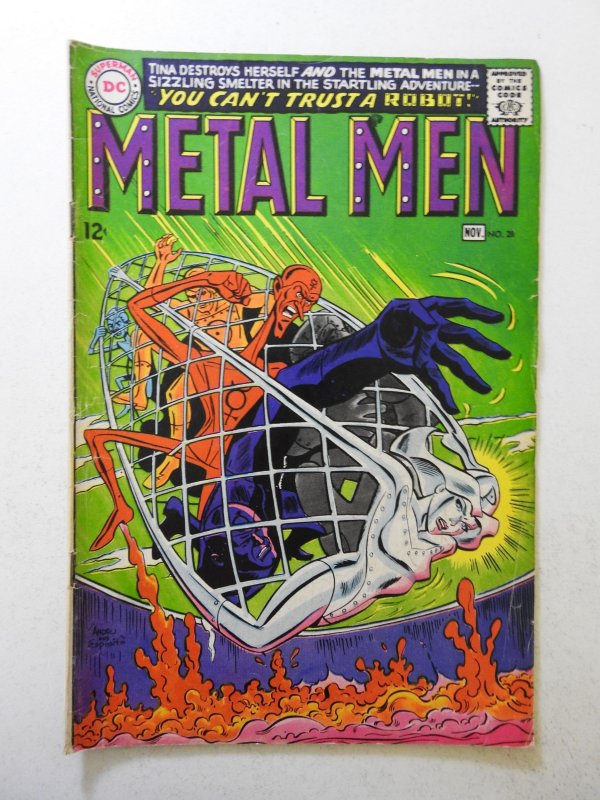 Metal Men #28 (1967) VG Condition moisture stain