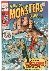 Where Monsters Dwell #1 Cyclops