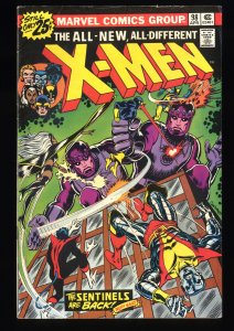 X-Men #98 FN- 5.5 1st Amanda Sefton Sentinels! Cockrum Cover!