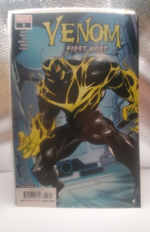 Venom: First Host #3 Second Print Cover (2018)