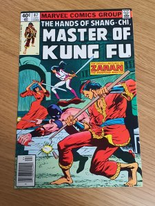 Master of Kung Fu #87 Newsstand Edition (1980)