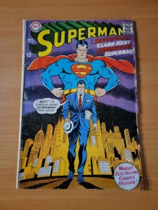 Superman #201 ~ VERY GOOD VG ~ 1967 DC Comics