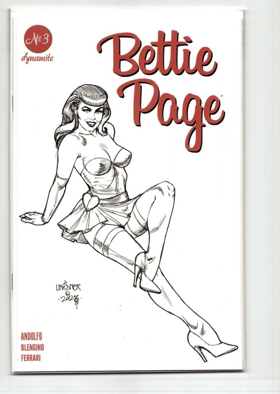Bettie Page #3 Cover F (2023) Bettie Page
