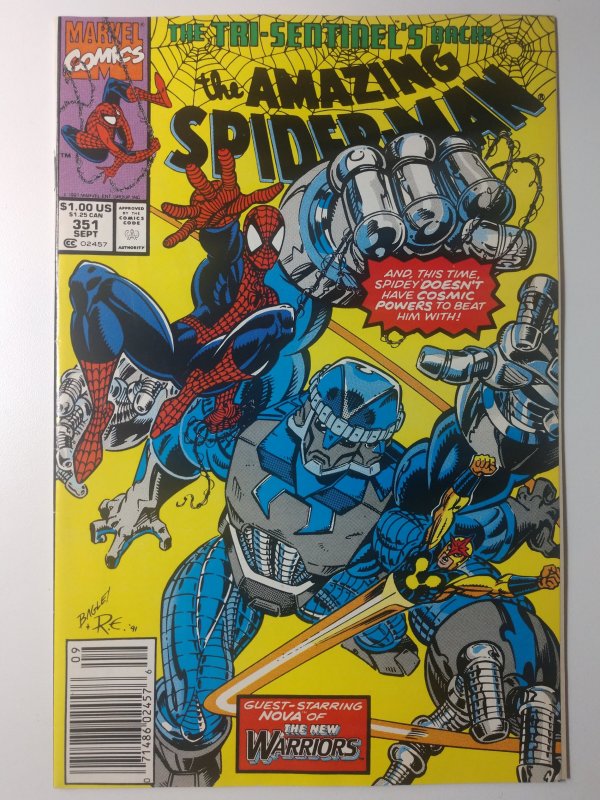 The Amazing Spider-Man #351 (6.0, 1992) NEWSSTAND