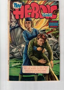 New Heroic Comics #68 (1951) PRICE DROP! True Heroic Men and Woman GD Wow!