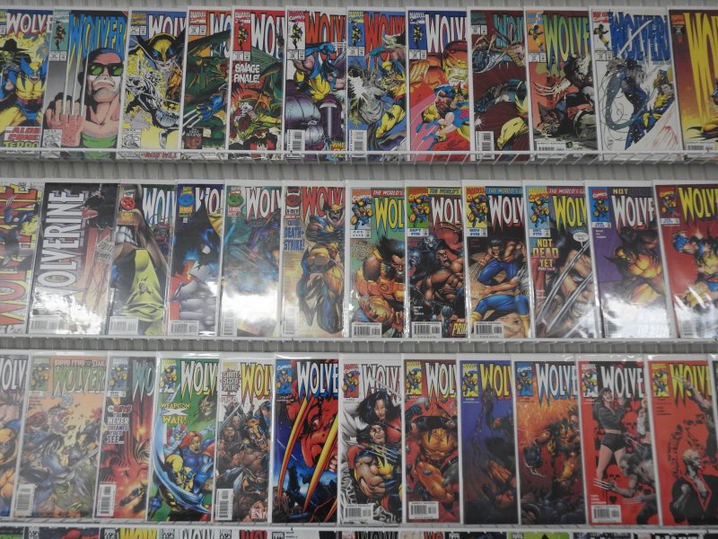 Huge Lot of 130+ Comics All Wolverine!!! Average VF Condition!