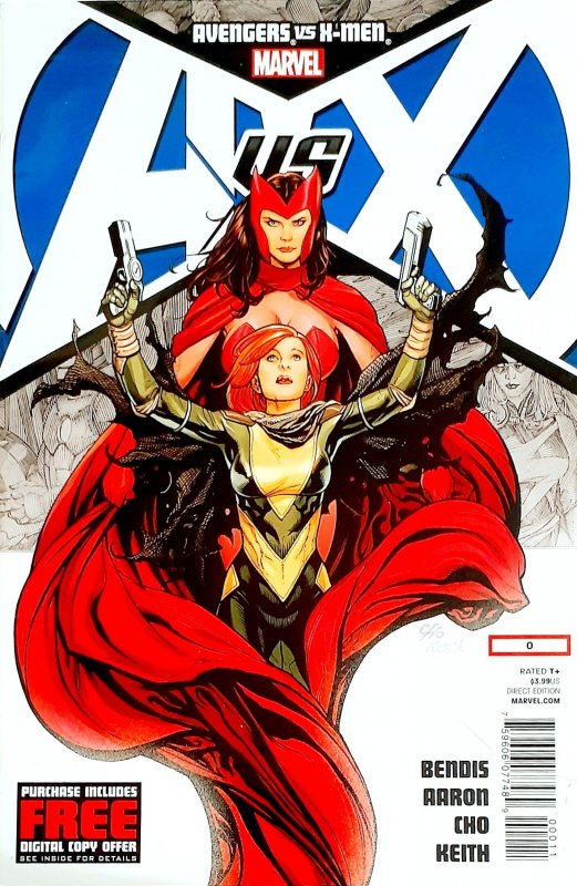 AVX Avengers Vs X-Men #0 (2012) Scarlet Witch Exclusive Key Cover Mutants VF NM