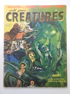 World Famous Creatures #1 (1958) Rare Early Monster Magazine!