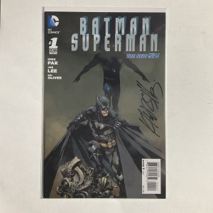 Batman Superman 1 New 52 Signed by Kenneth Rocafort Variant DC Comics Nm