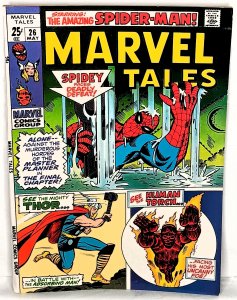 Marvel Tales #26 Spider-Man Thor Human Torch Marvel Comics 1970 FN        EB917