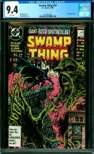 Swamp Thing #53 CGC Graded 9.4 Batman App.