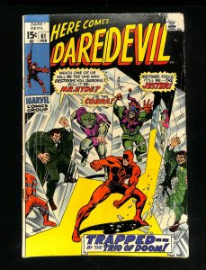 Daredevil #61 Cobra! The Jester! Mr Hyde!