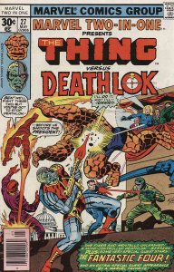 Marvel Two-In-One #27 VF ; Marvel | the Thing Deathlok