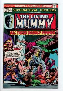 Supernatural Thrillers #14 - The Living Mummy (Marvel, 1975) VF-