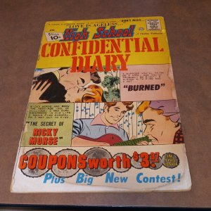 HIGH SCHOOL CONFIDENTIAL DIARY #6 CHARLTON COMICS 1962 Silver Age Romance ❤️❤️❤️