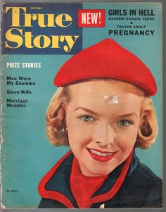 True Story 10/1953-Marilyn Monroe ad-exploitation-posed pix-Girls In Hell-G