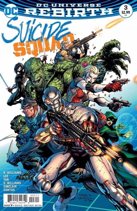 SUICIDE SQUAD #3, NM, Jim Lee, Rebirth, 2016, more Harley Quinn in store