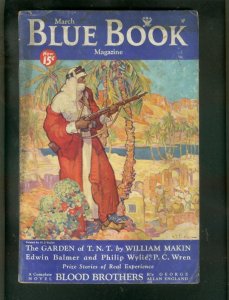 Blue Book--March 1934--Pulp Magazine--McCall--VG