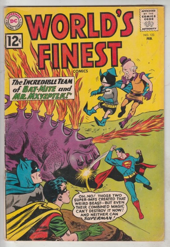 World's Finest #123 (Feb-62) FN+ Mid-High-Grade Superman